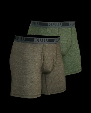 ULTRA Merino Boxer Brief 2-Pack -Verde Green