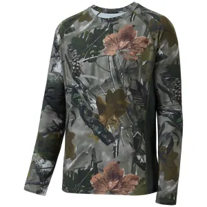 Men's UPF 50+ Camo Long Sleeve Hunting Shirt FS13M - Woodland? / S