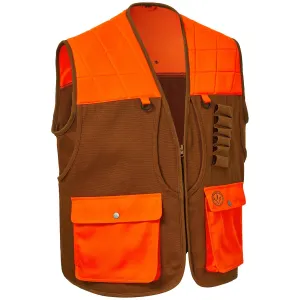 Unisex Hunting Vest FV11 - Brown/Orange / Medium