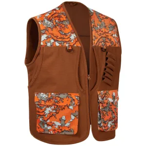 Unisex Hunting Vest FV11 - Brown/Flame Camo / Medium
