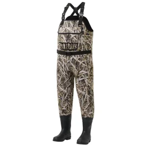 Men’s Neoprene Waders with Rubber Boots - Reeds II / Boot Foot 7
