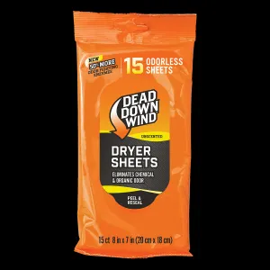 Dead Down Wind? Dryer Sheets - 15 Count