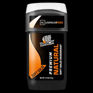 BLACK PREMIUM Soft Solid Deodorant 2.25oz