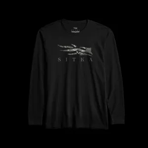 Icon Optifade Long Sleeve Tee Black Elevated II