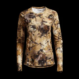 Women's Core Lightweight Crew LS Optifade Waterfowl Marsh