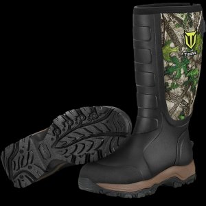 Hunting Boots Snake Proof for Men, Waterproof Insulated Warm Rubber Boots with Steel Shank, 5mm Neoprene Warm Durable Lightweight Outdoor Boots, Durable Work Boots for Farming Gardening Fishing