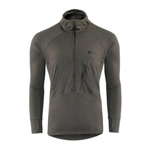 Men's Stone Glacier Chinook Merino Hunting 1/2 Zip Hoodie XLarge Tarmac