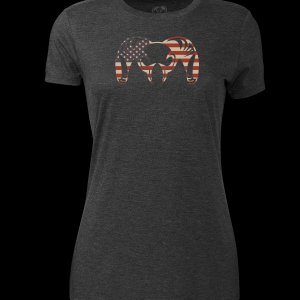 Women's Solid Patriotic Ram T-Shirt