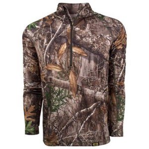Men's King's Camo XKG Elevation Long Sleeve 1/4 Zip