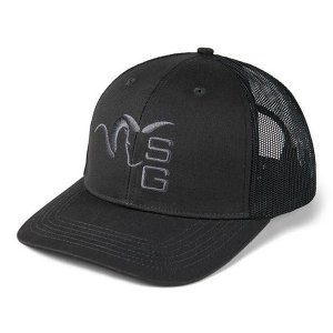Stone Glacier Centered Ram Trucker Hunting Adjustable Hat One Size Charcoal