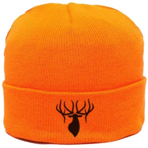 Kings Camo Blaze Orange Heavy Knit Beanie