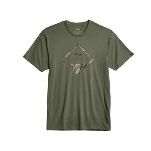 Men's Sitka Optifade Badge T-Shirt  Olive Green