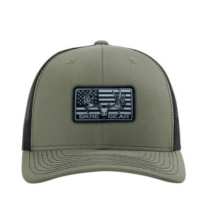 Deadhead Mule Deer Patch Hat - Loden