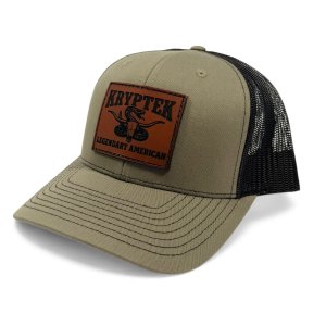 Kryptek Legendary American Hat - Richardson 112 Trucker (Olive / Black)