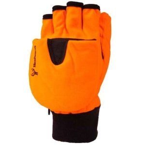 Huntworth Men's Blaze Orange Pop-Top Hunting Gloves