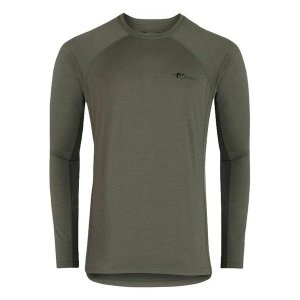 Men's Stone Glacier Chinook Merino Long Sleeve T-Shirt  Tarmac