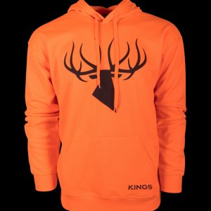 Blaze Orange Poly Hoodie