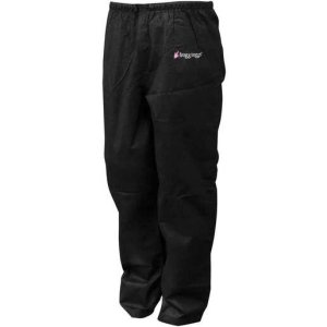 Frogg Toggs Women's Pro Action Waterproof Rain Pants - Black