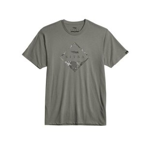 Men's Sitka Optifade Badge T-Shirt  Field Gray
