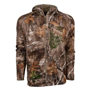 Men's King's Camo Hunter Full-Zip Fleece Hoodie Hunting Full Zip