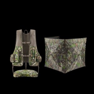Ultra-Light Turkey Hunting Vests and StrutCover See-Through Turkey Hunting Blinds Bundle