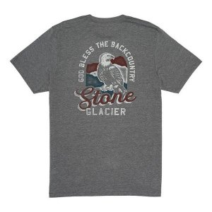 Men's Stone Glacier Patriot T-Shirt  Athletic Heather