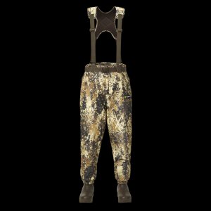 LightWade Waist High Waders | Breathable Waterproof Bootfoot Waders for Men | Camouflage Waterfowl Hunting Wader Pants with Insulated Boots