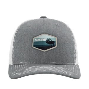 Trucker Blue Elk patch hat