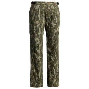 Blocker Outdoors Men's Mossy Oak Bottomland Fused Cotton Ripstop Hunting Pants