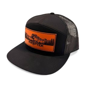 Kryptek Elk Mountain Leather Patch Hat - Richardson Flat Bill Snapback
