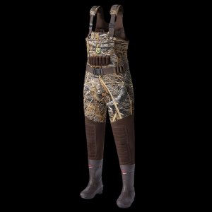 MarshQueen Women's Waders for Duck Hunting | Neoprene Chest Waterproof Waders with Boots | Camo Waterfowl Waders for Ladies