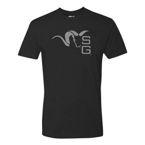 Men's Stone Glacier Ram T-Shirt Small Black