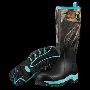 Hunting Boots for Women 15" Light Teal Blue