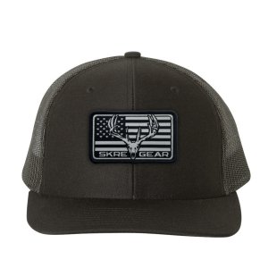 Whitetail Deadhead Patch Hat - Black