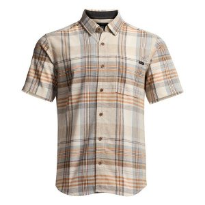 Men's Sitka Ambarry Button Up Shirt  Ember Spring Plaid
