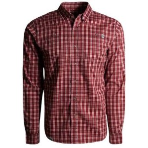 Kings Camo Men's XKG Sonora Long Sleeve Casual Shirt - Aqua Plaid