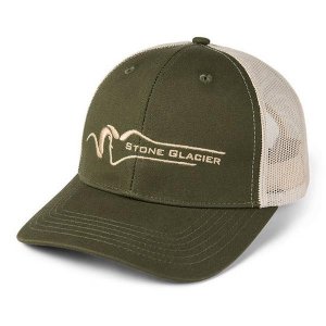 Stone Glacier Classic Trucker Hunting Adjustable Hat One Size Military Tan
