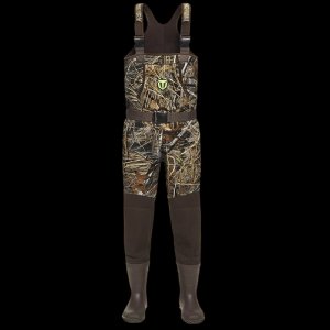 MarshLeaper Youth Waders for Duck Hunting | Kids Waders with Boots & Breathable Chest Design | Toddler & Children's Hunting Waders