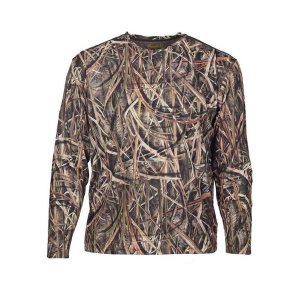 Men's Gamehide Rapid-Wick Hunt Long Sleeve T-Shirt  Mossy Oak Shadow Grass Blades