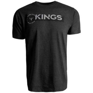 Kings Camo Men's Circle Up Short Sleeve Casual Shirt - Heather Graphite