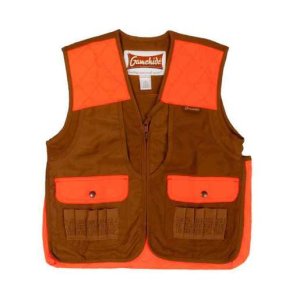 Gamehide Men's Youth Front Loader Upland Vest - Marsh Brown/Orange