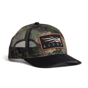Sitka Icon Optifade Mesh Mid Pro Trucker Hunting Adjustable Hat One Size Black Cover