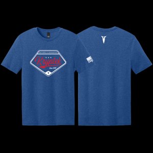 Kryptek Since 2010 Heritage T-Shirt - Americana Outdoor Graphic Tee (Royal Heather Blue)