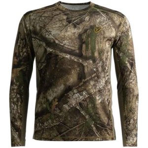 Blocker Outdoors Men's Realtree APX Shield Angatec Performance Long Sleeve Hunting Shirt