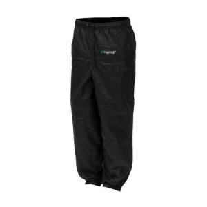 Frogg Toggs Men's Classic Pro Action Waterproof Casual Rain Pants - Black