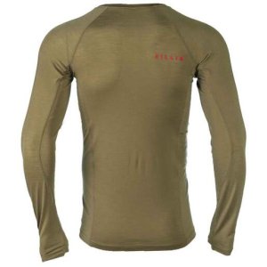 Killik Men's Merino Long Sleeve Base Layer Shirt - Dark Green