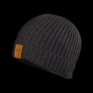 LEATHER PATCH BEANIE
