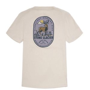 Men's Stone Glacier Prairie Muley T-Shirt  Natural